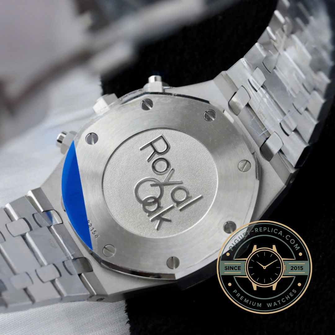 Luxury Audemars Piguet Royal Oak Blue chronograph replica watch 41mm