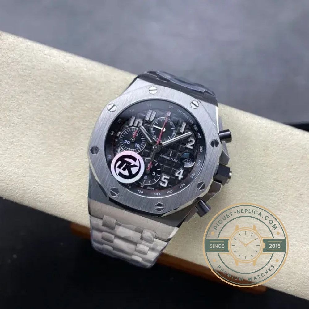 Audemars Piguet Royal Oak Offshore replica 26470ST featuring a 44mm stainless steel case and octagonal bezel