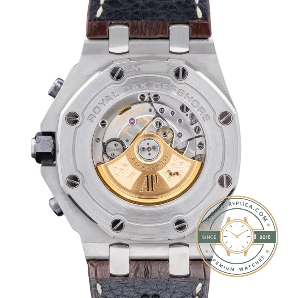 Royal Oak Offshore 26470ST featuring an octagonal stainless steel bezel with eight hexagonal screws