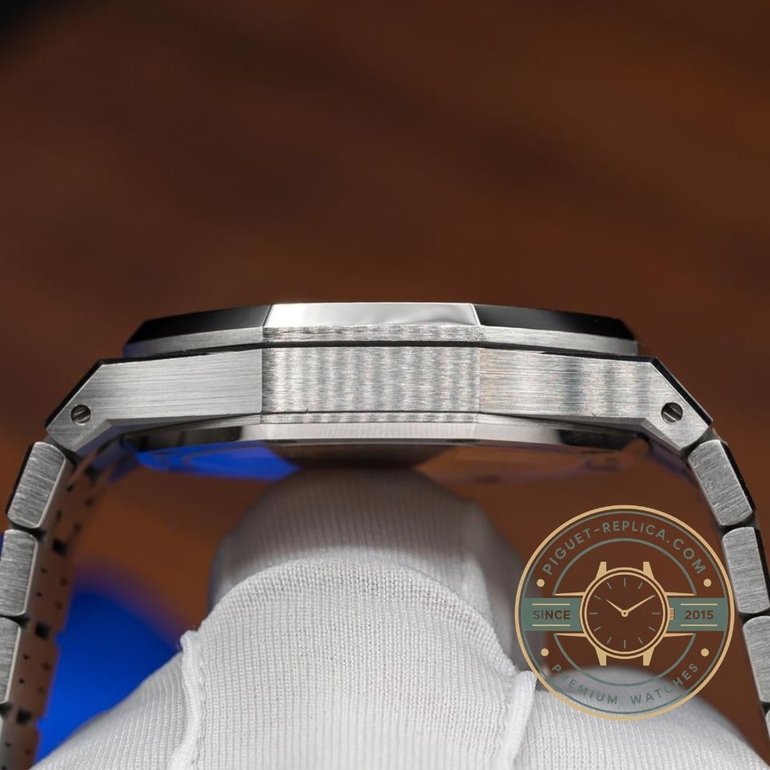 Audemars Piguet 15510ST white dial AP watch replica featuring Royal Oak design and automatic movement