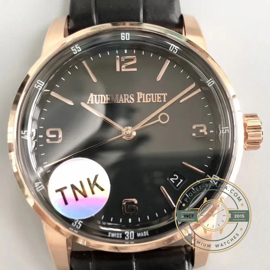 AP replica watch Code 11.59 black dial premium super clone inspired by Audemars Piguet models