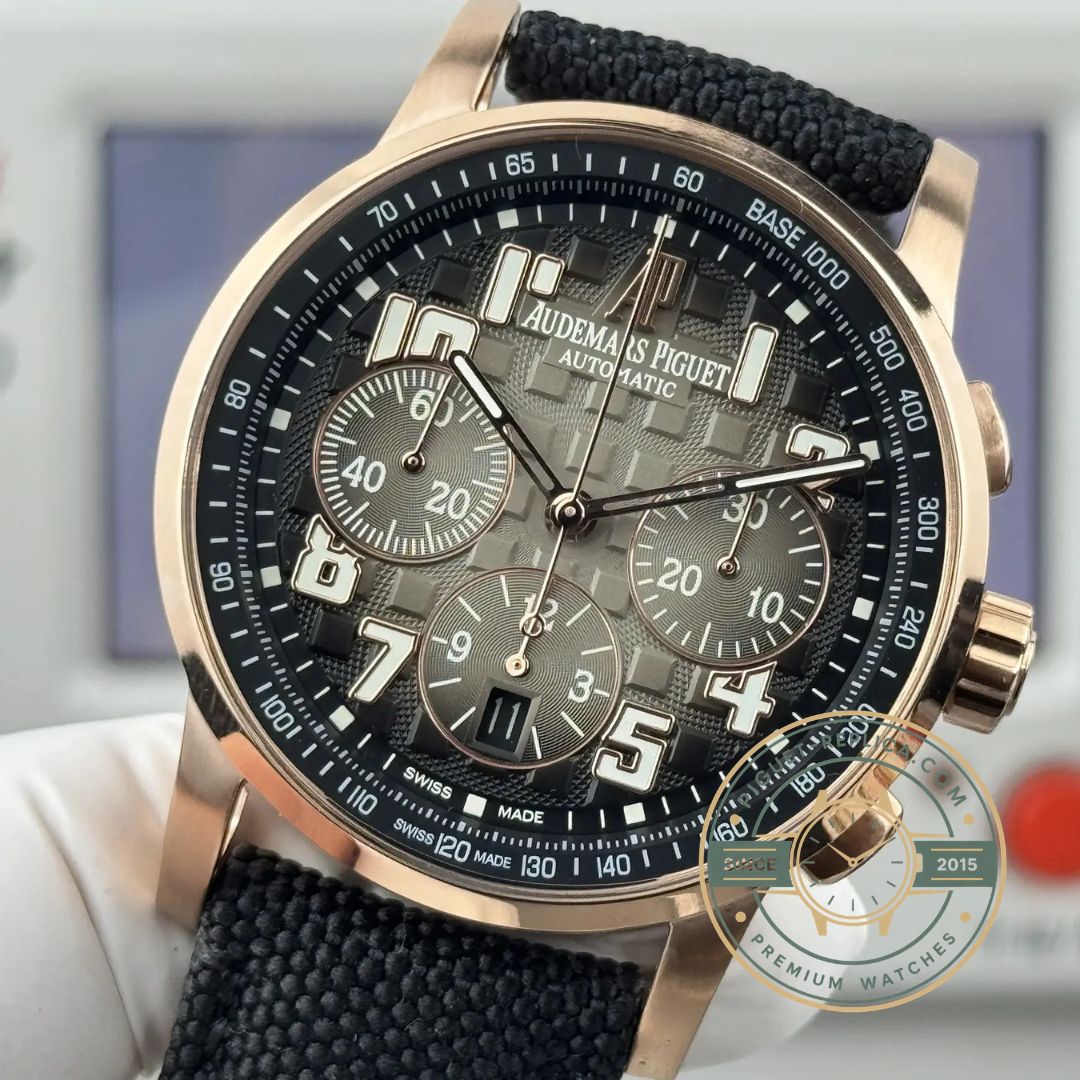 Audemars Piguet Code 11.59 41mm 26048 brown dial replica ap watch with Swiss replica movement