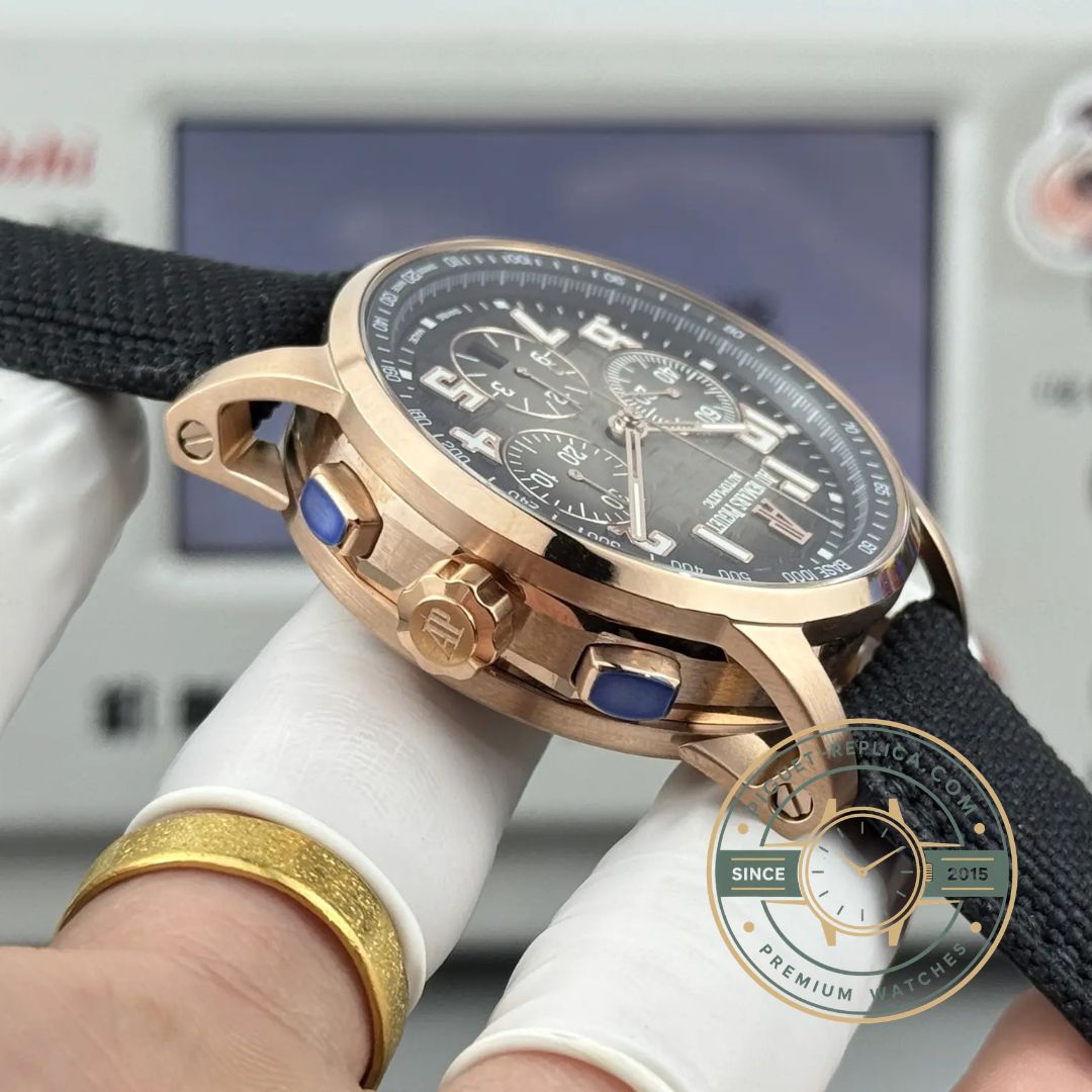 Replica AP watch for sale featuring Audemars Piguet Code 11.59 41mm brown dial design