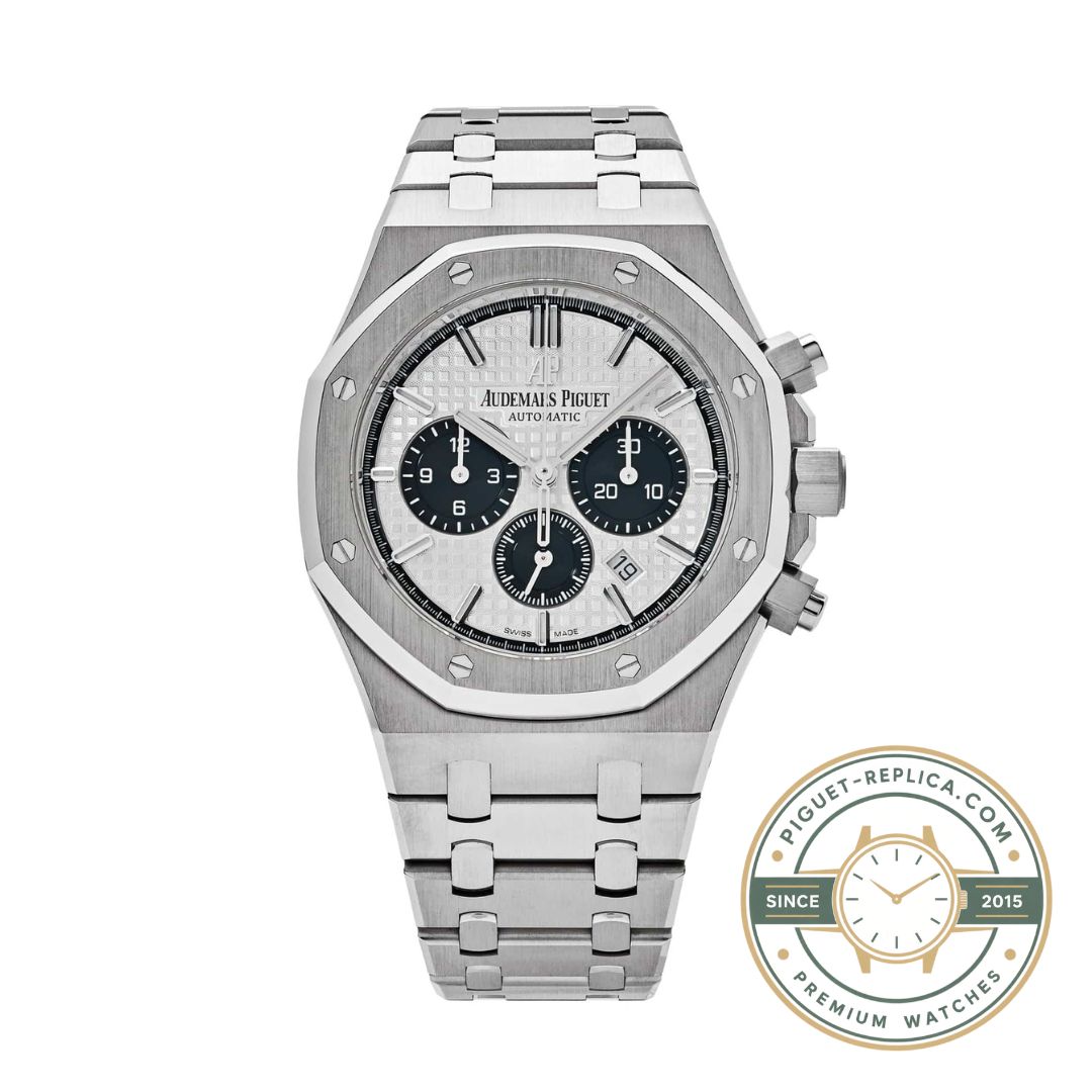 AP Royal Oak 26331 chronograph super clone watch with white panda dial and automatic movement