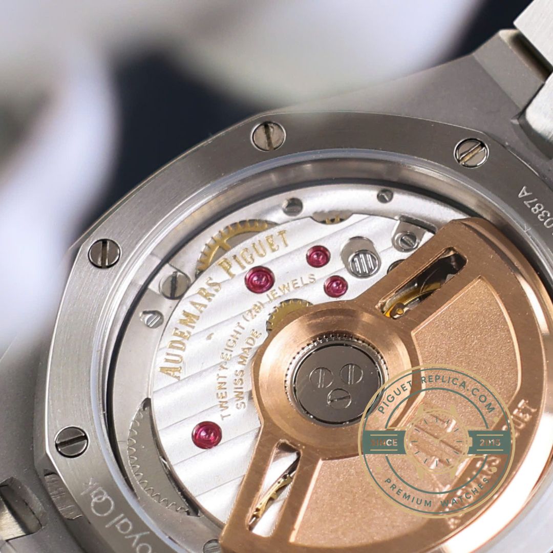 Audemars Piguet Royal Oak replica 67651ST 33mm luxury watch with diamond bezel