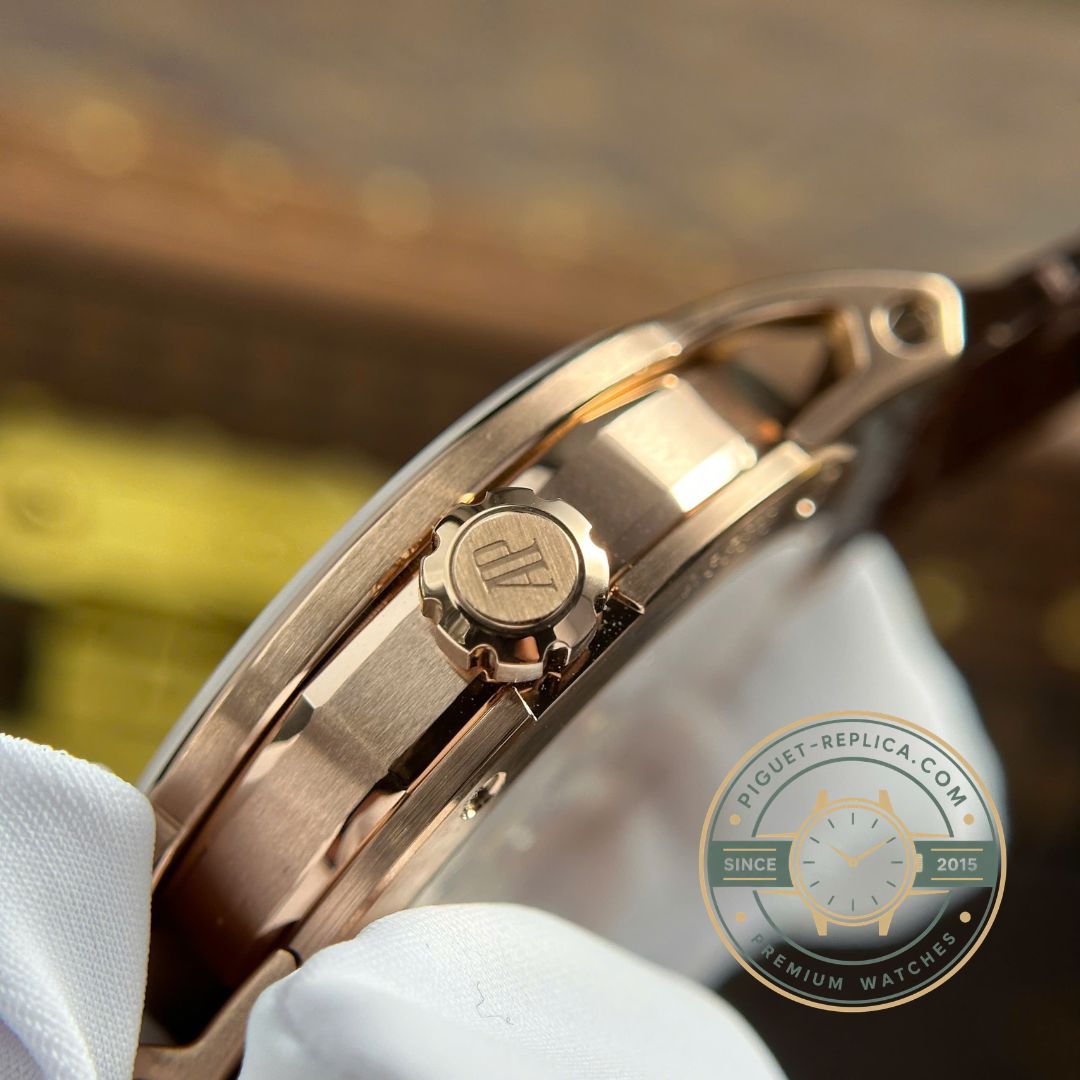 Piguet replica luxury automatic watch featuring elegant rose gold design