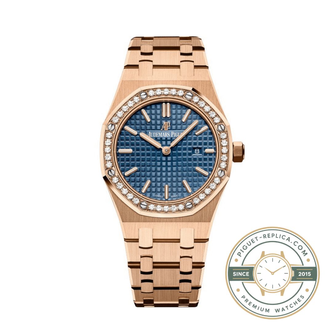 AP Royal Oak replica 67651OR.ZZ.1261OR.02 wrist shot showing the iconic octagonal design