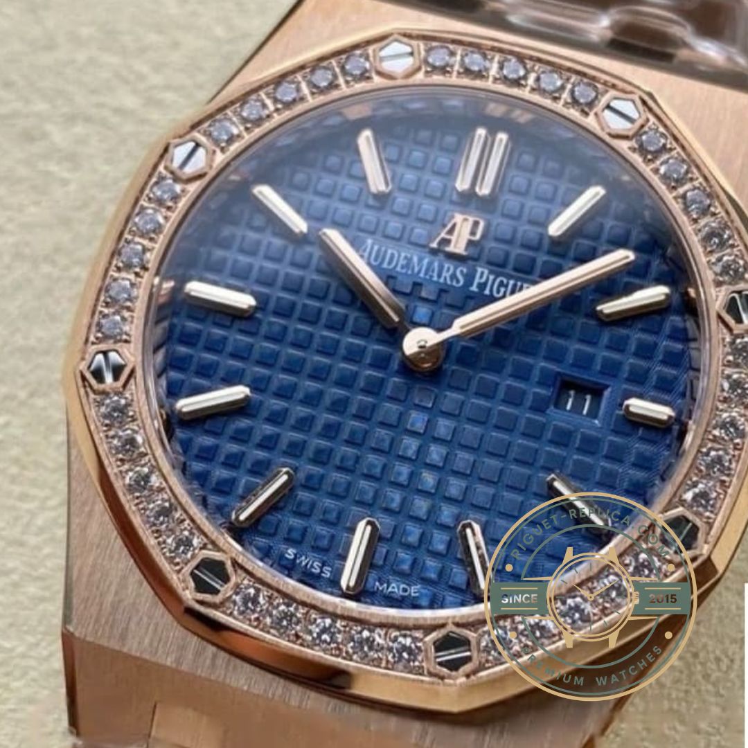 Piguet replica Royal Oak 67651OR luxury watch with Swiss movement replica details