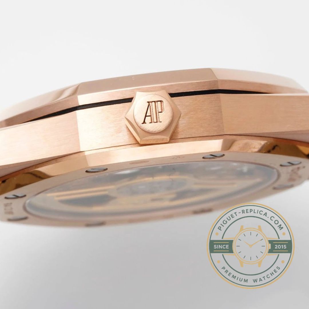 Audemars Piguet Royal Oak 15510OR black rubber strap luxury replica watch