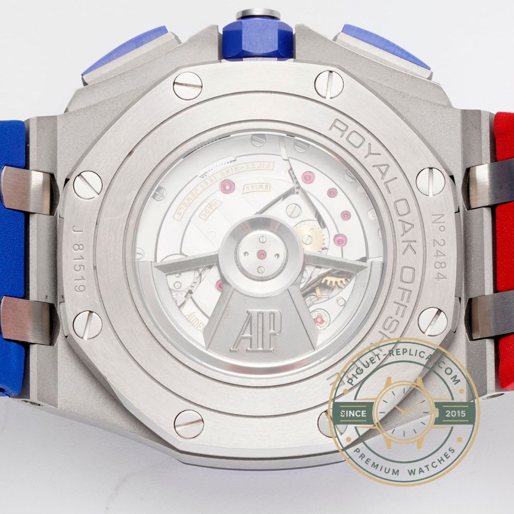 Audemars Piguet Swiss replica Royal Oak Offshore chronograph blue dial watch