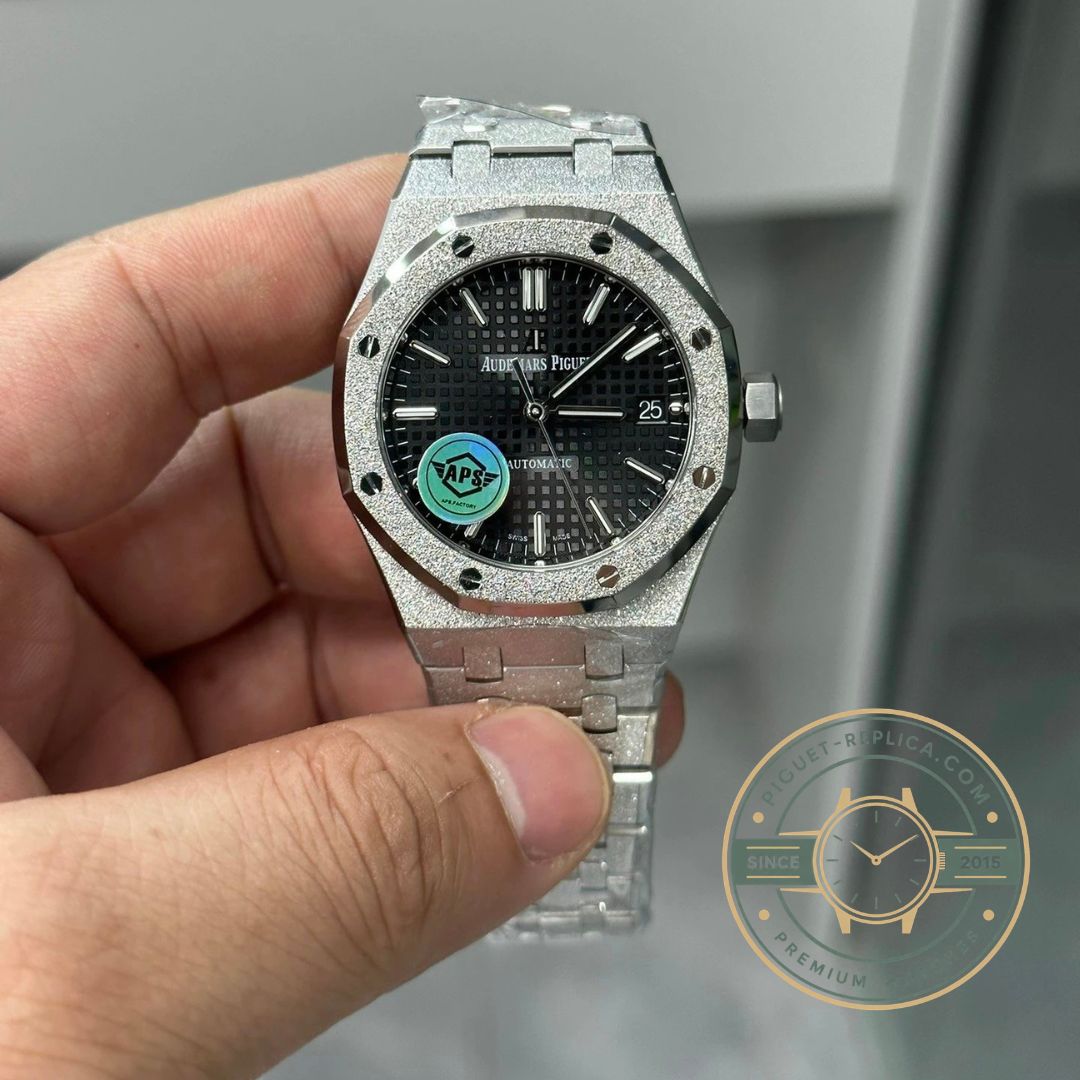 Audemars Piguet Royal Oak 15454BC 37mm black dial watch replica