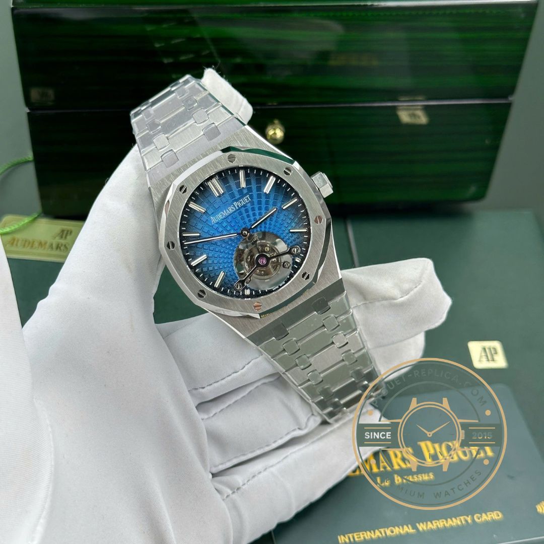 Replica Audemars Piguet Tourbillon black dial 26522TI watch