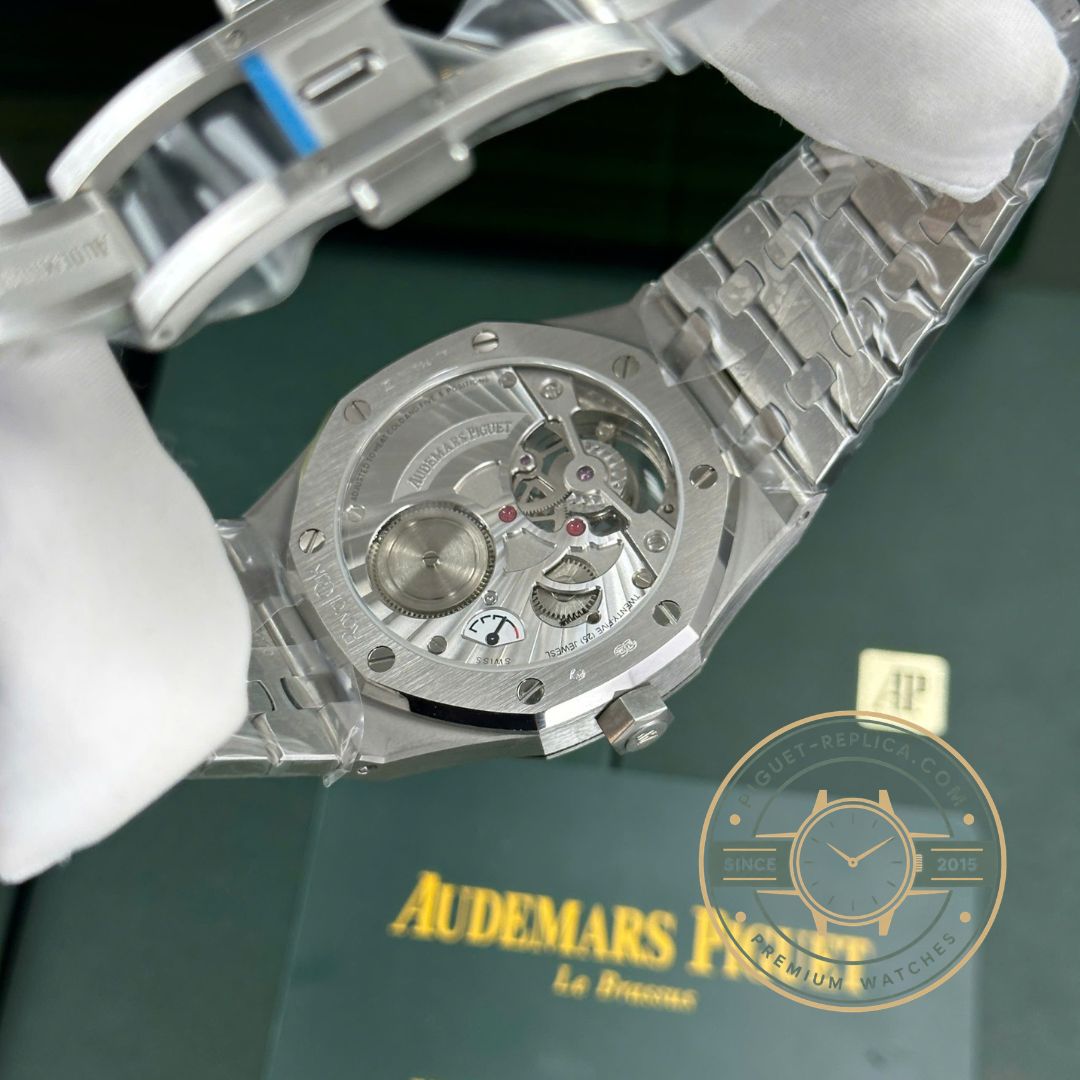 Replica Royal Oak Tourbillon 41mm titanium case luxury watch