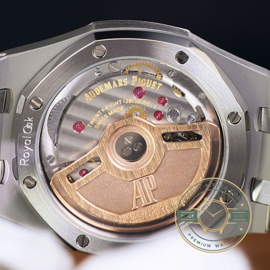 Luxury replica Audemars Royal Oak 67651IP blue dial watch with sapphire crystal