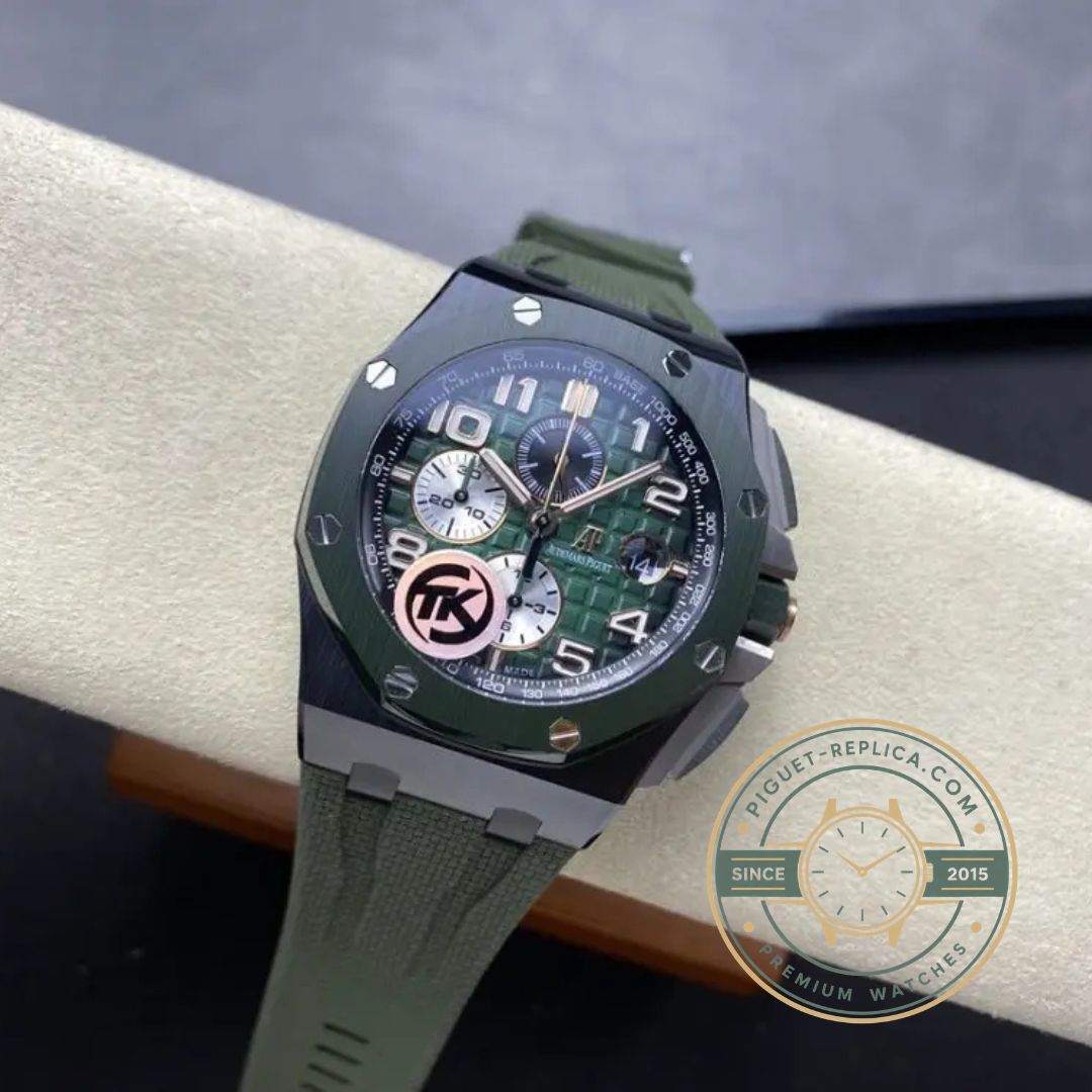 Super clone AP watch 6405CE Royal Oak Offshore ceramic chronograph replica