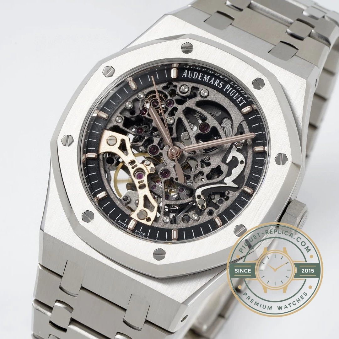 AP skeleton replica Royal Oak super clone watch with automatic movement