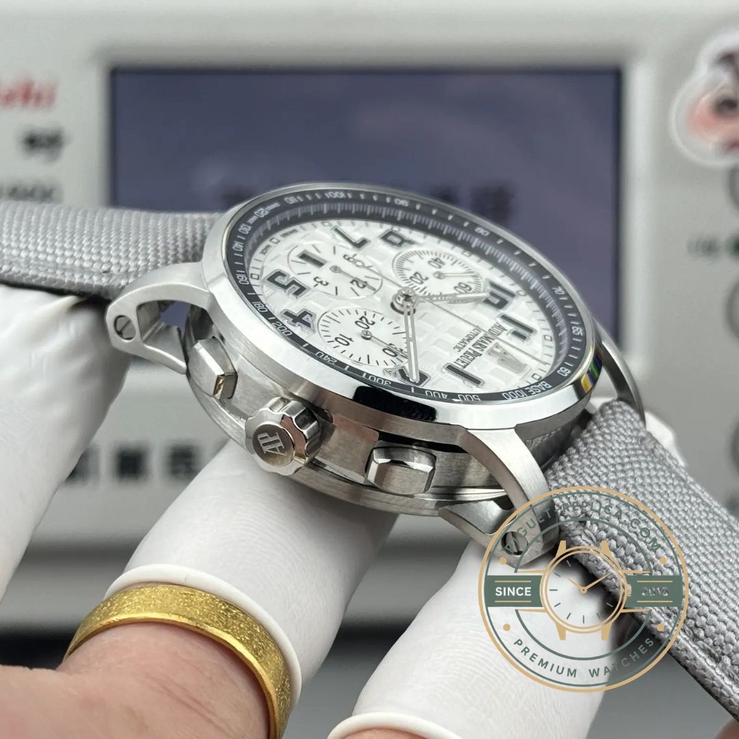 Audemars Piguet Code 11.59 replica luxury timepiece with premium leather strap