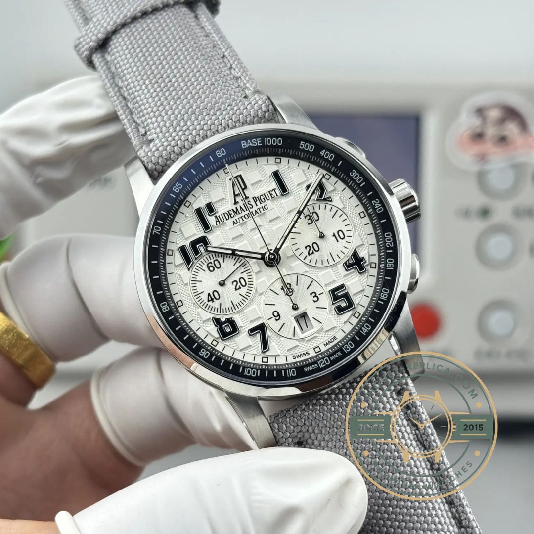 Piguet watch replica Code 11.59 brown dial inspired by Audemars Piguet design