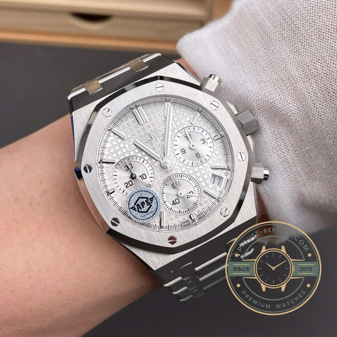Audemars Piguet replica watch 26240ST with stainless steel case and integrated bracelet