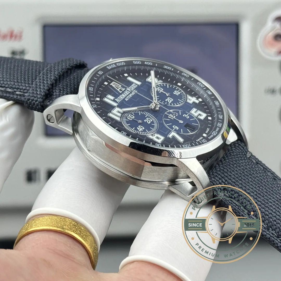 Audemars Piguet super clone Code 11.59 blue dial replica watch