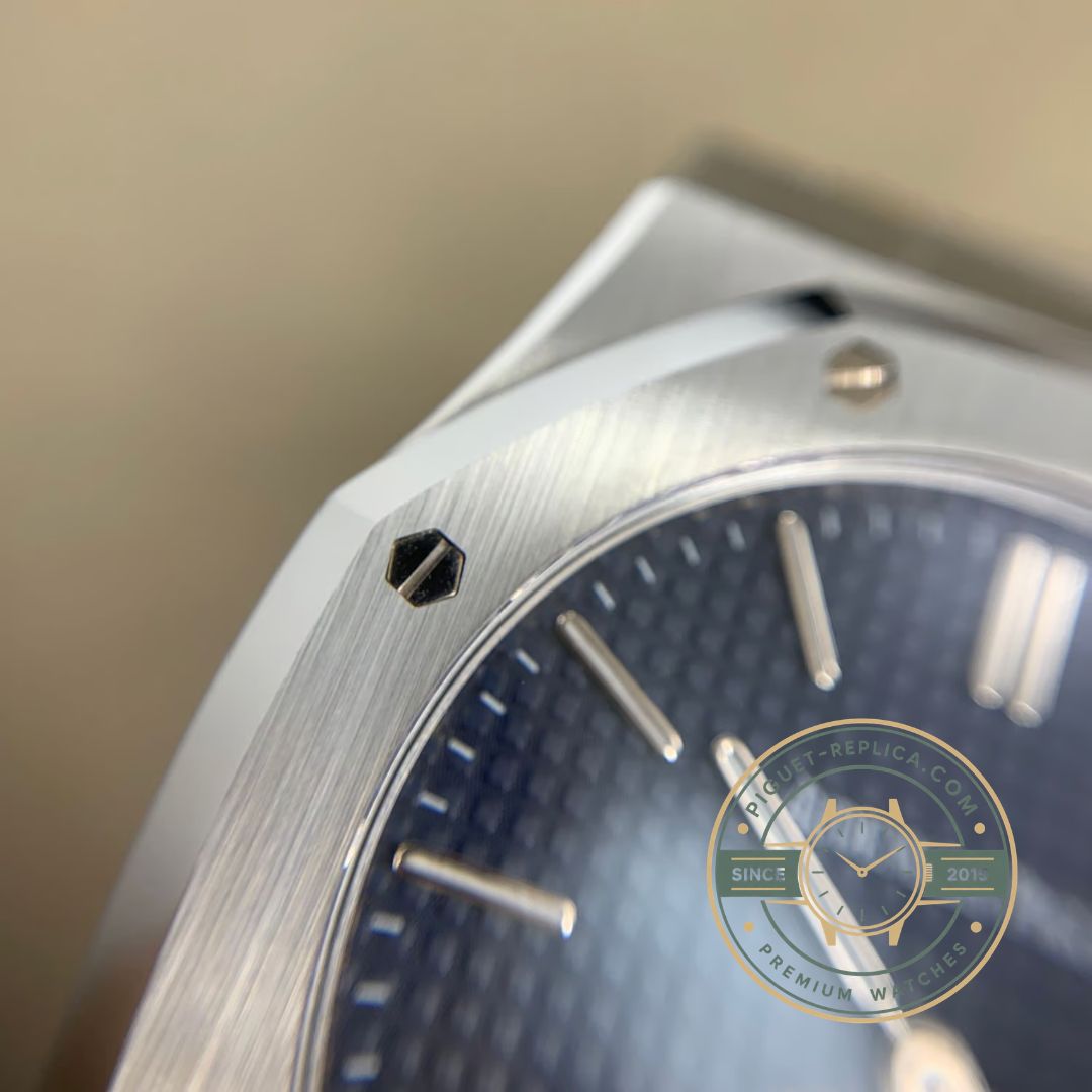 Replica Audemars Piguet Royal Oak Tourbillon blue watch final product image