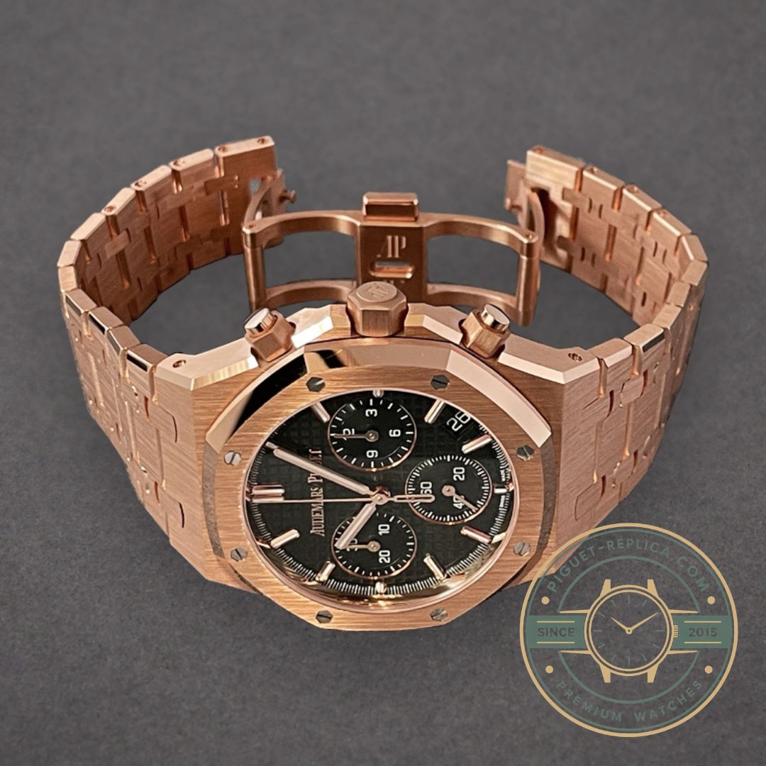 Audemars Piguet Royal Oak replica 26240OR automatic chronograph with black dial