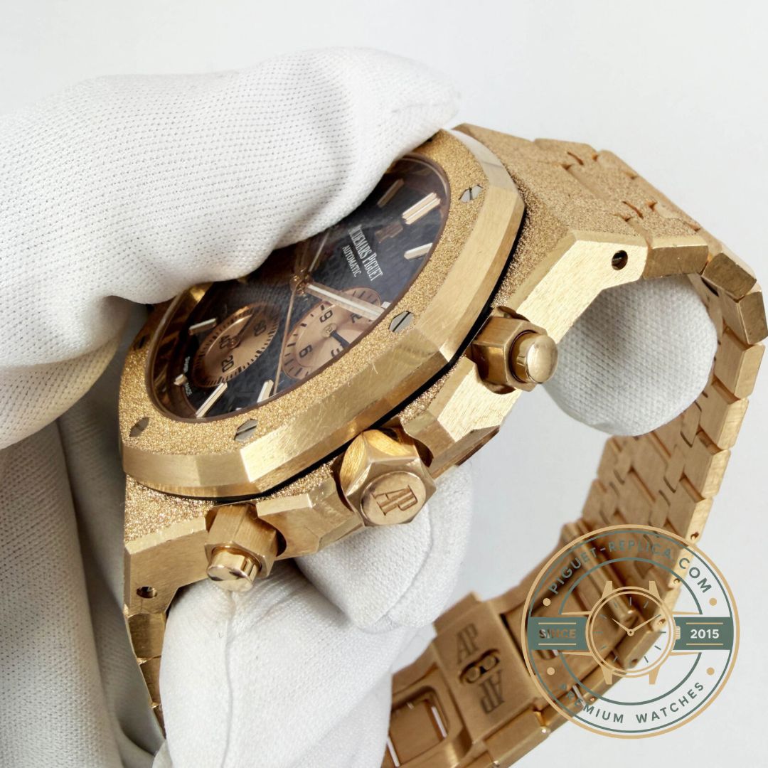 Audemars Piguet replica watch 26239OR with a 41mm rose gold case and octagonal bezel