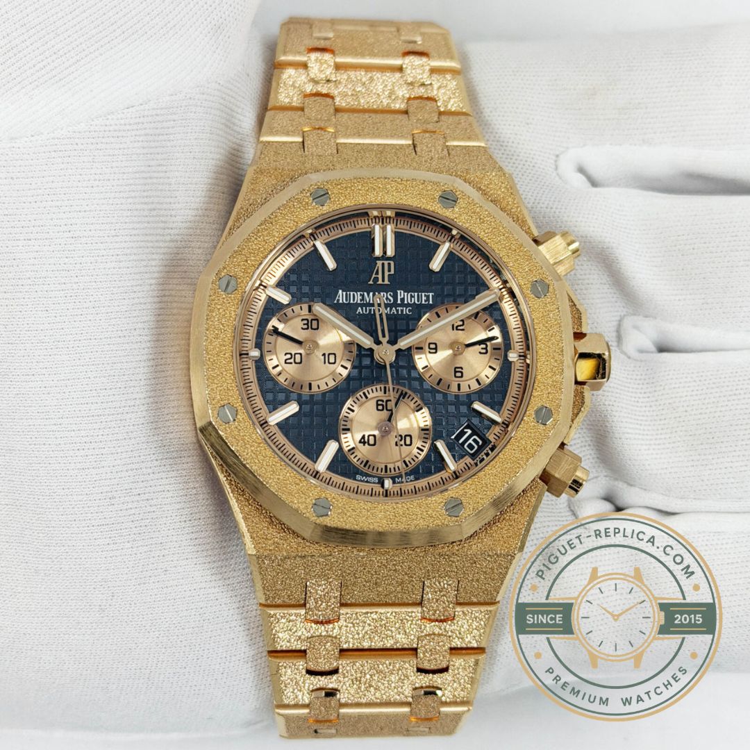 Replica Audemars Piguet Royal Oak 26239OR with sapphire crystal and rose gold case