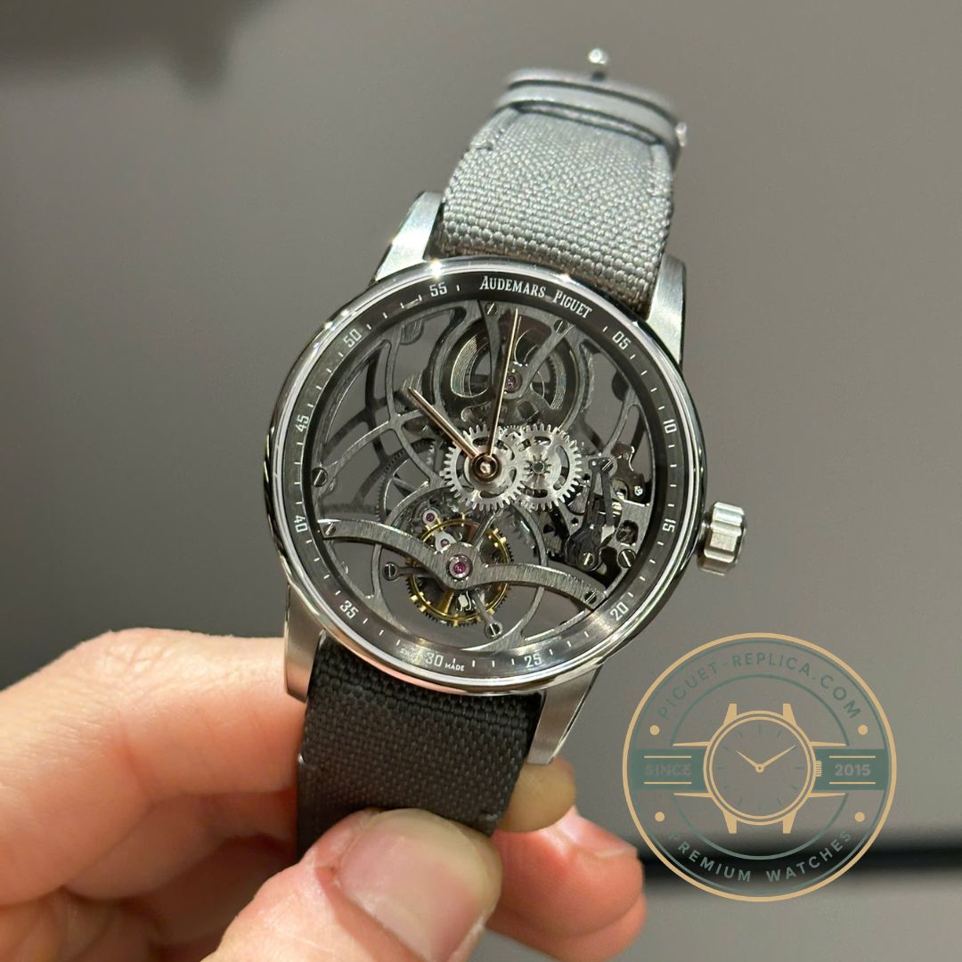AP tourbillon replica watch 26600CR with luxury rose gold design and sapphire crystal