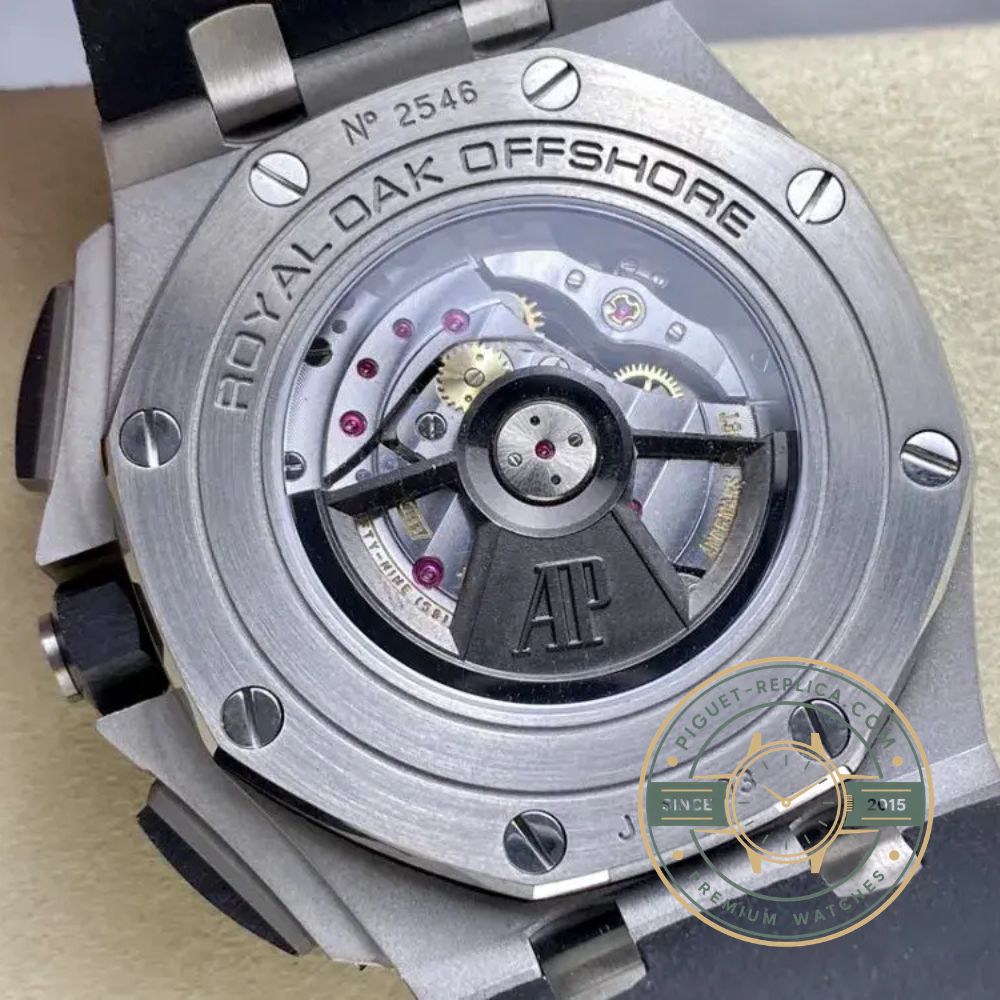 AP Royal Oak Offshore 44mm replica black dial chronograph watch