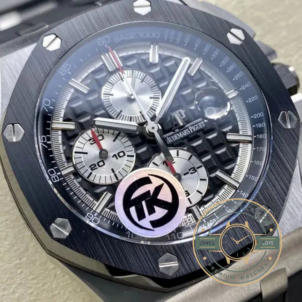 Replica Audemars Piguet Royal Oak Offshore 44mm 26400SO black ceramic chronograph watch