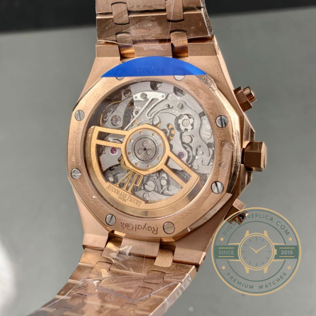 Replica AP Royal Oak 26240OR 41mm with white Grande Tapisserie dial