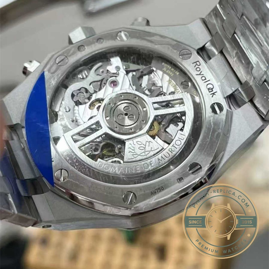 Audemars Piguet Royal Oak 26240BC replica watch with white gold case and black dial