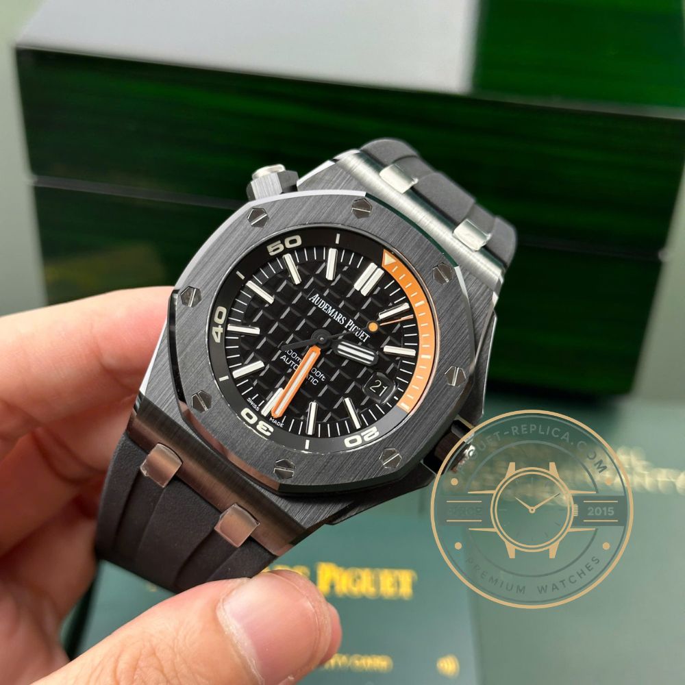 Audemars Piguet 15707CE Royal Oak Offshore replica watch with ceramic construction, automatic movement, and premium AP replica appearance