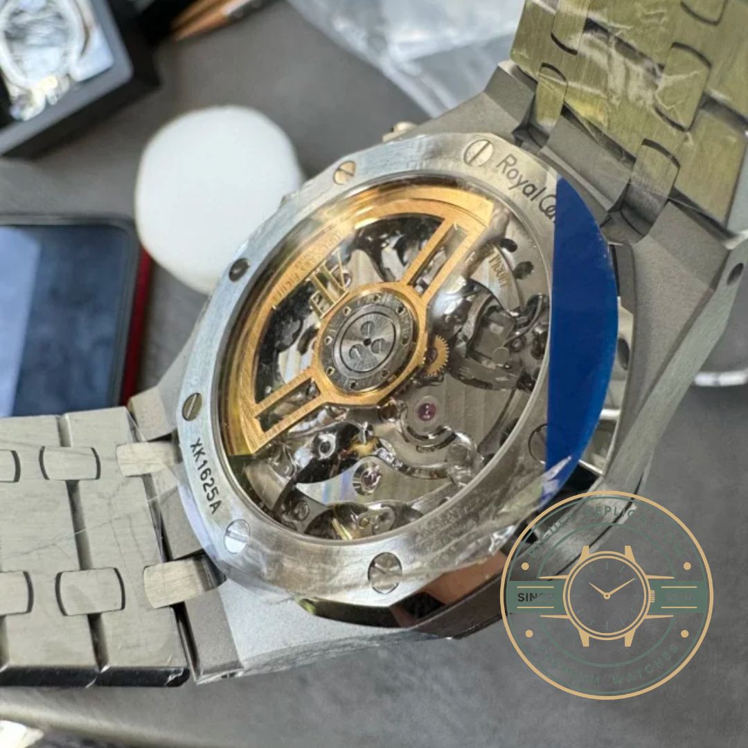 Replica AP Royal Oak 26240ST 41mm with green Grande Tapisserie dial
