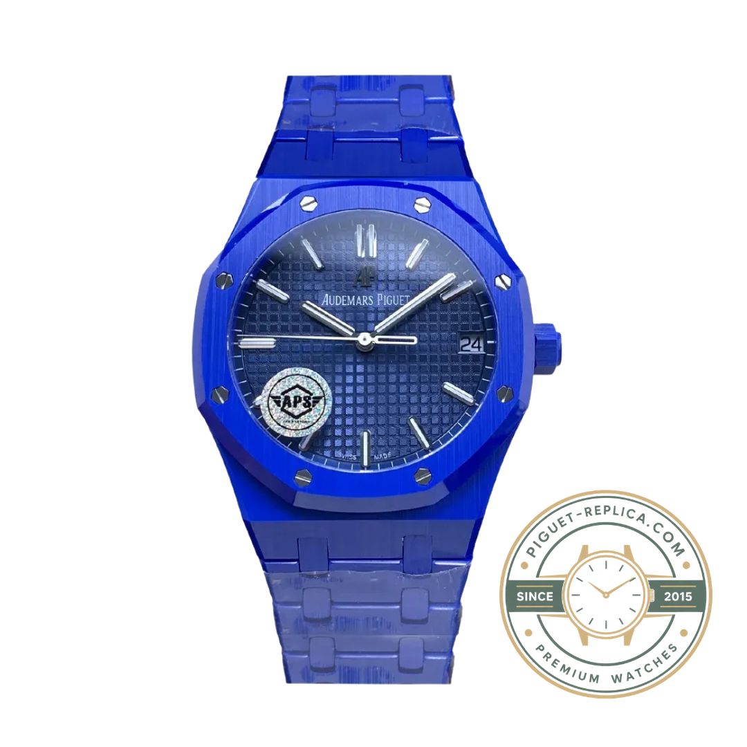 Audemars Piguet Royal Oak 15500 37mm blue dial replica watch