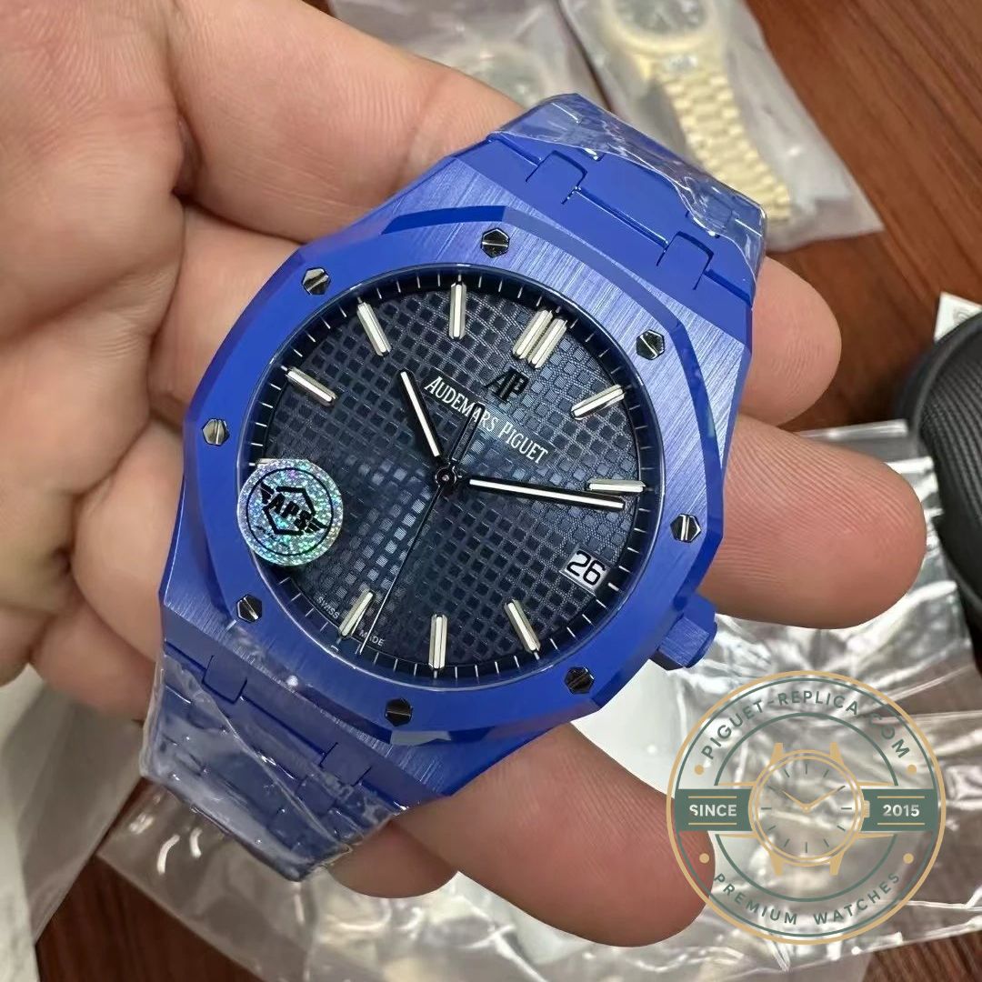 Audemars Piguet Royal Oak 15500 replica with sapphire crystal and anti-reflective coating
