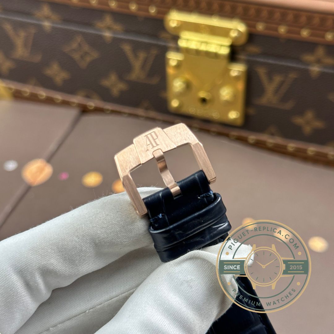Best AP replica watch with Code 11.59 brown dial and high quality details