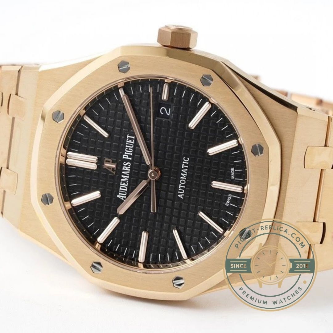 Audemars Piguet replica watches 15400OR model worn on the wrist