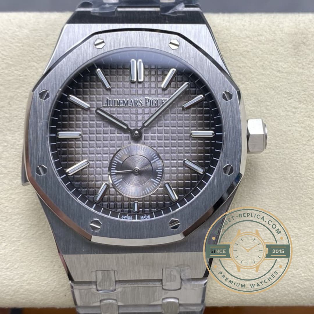 Audemars Royal Oak Titanium 26591TI black dial replica watch with 42mm case design