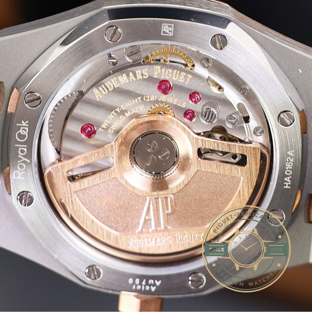 AP Royal Oak replica inspired design similar to 15450ST with diamond two tone finish
