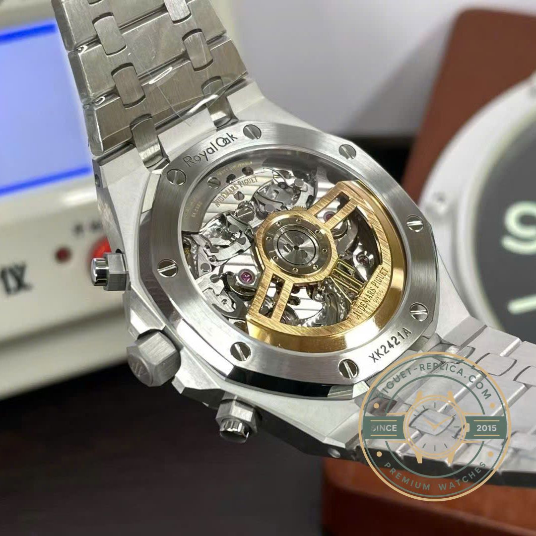 Royal Oak replica 26240ST 41mm with automatic chronograph movement and black dial
