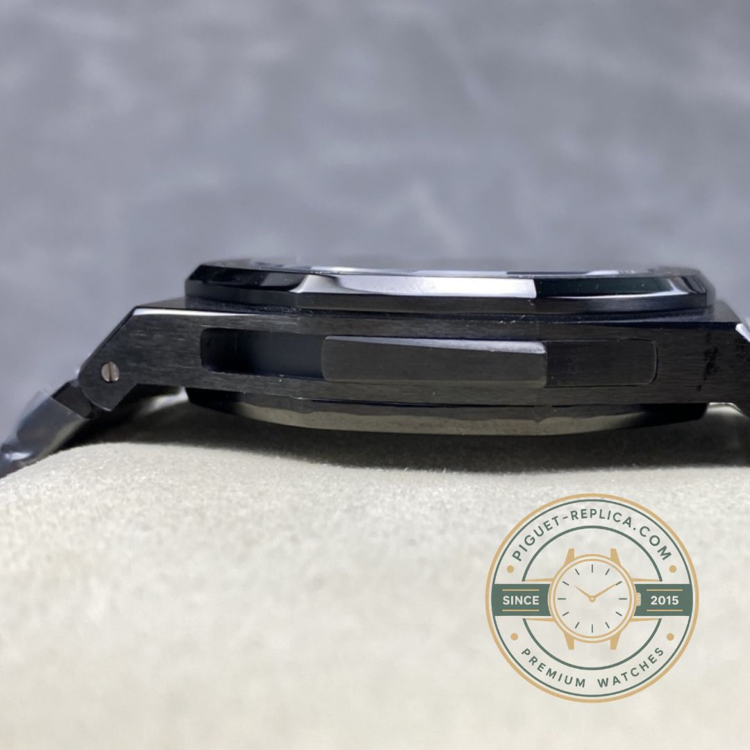 Audemars Piguet Royal Oak 26591CE replica design with monochrome black finish