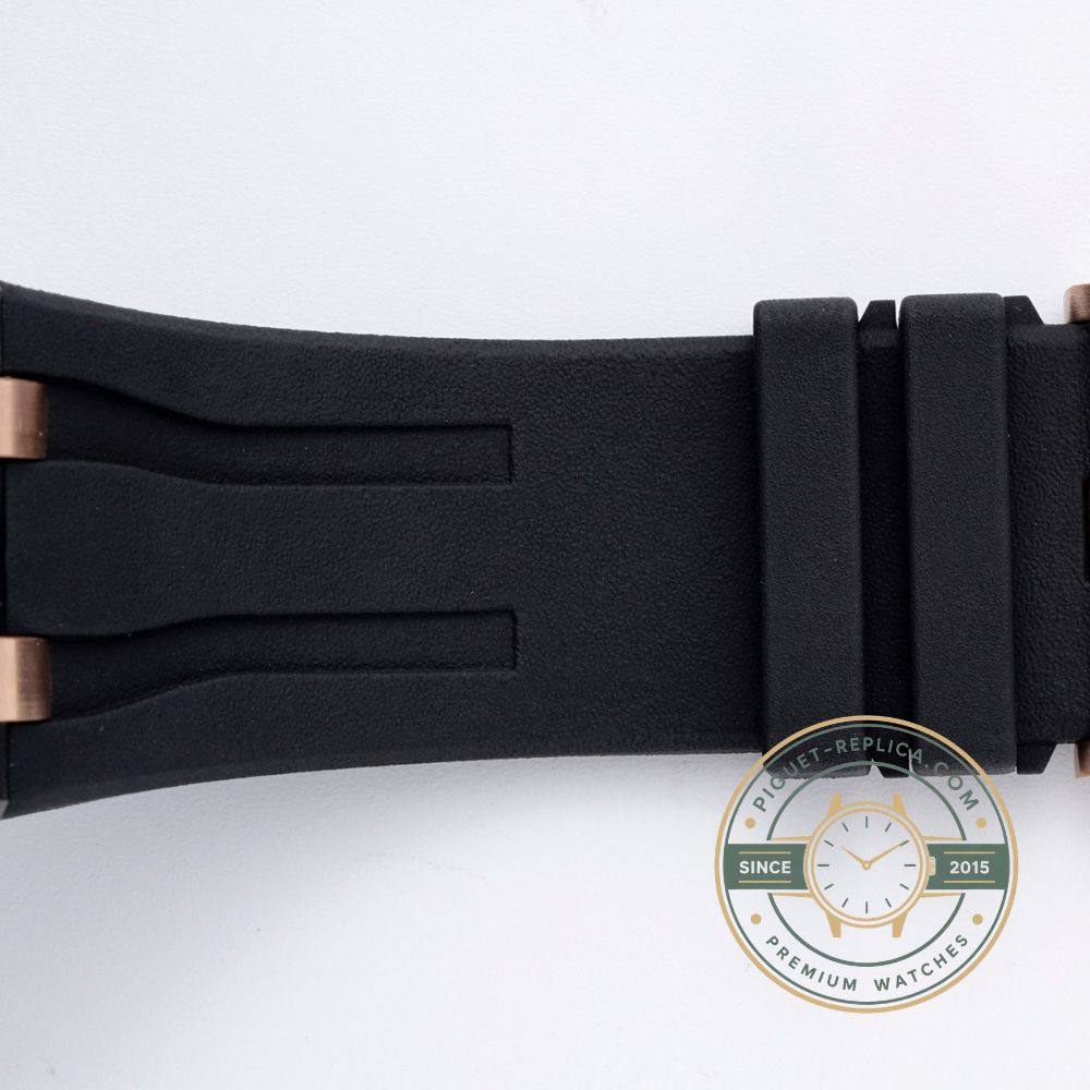 Royal Oak Offshore replica 26405CE with a black ceramic octagonal bezel and matching case