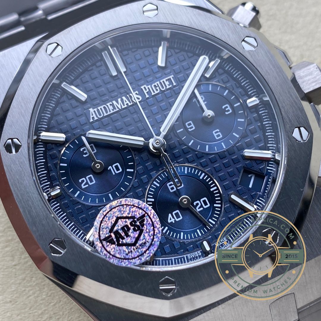 Audemars Piguet Royal Oak replica 26240ST automatic chronograph with blue dial