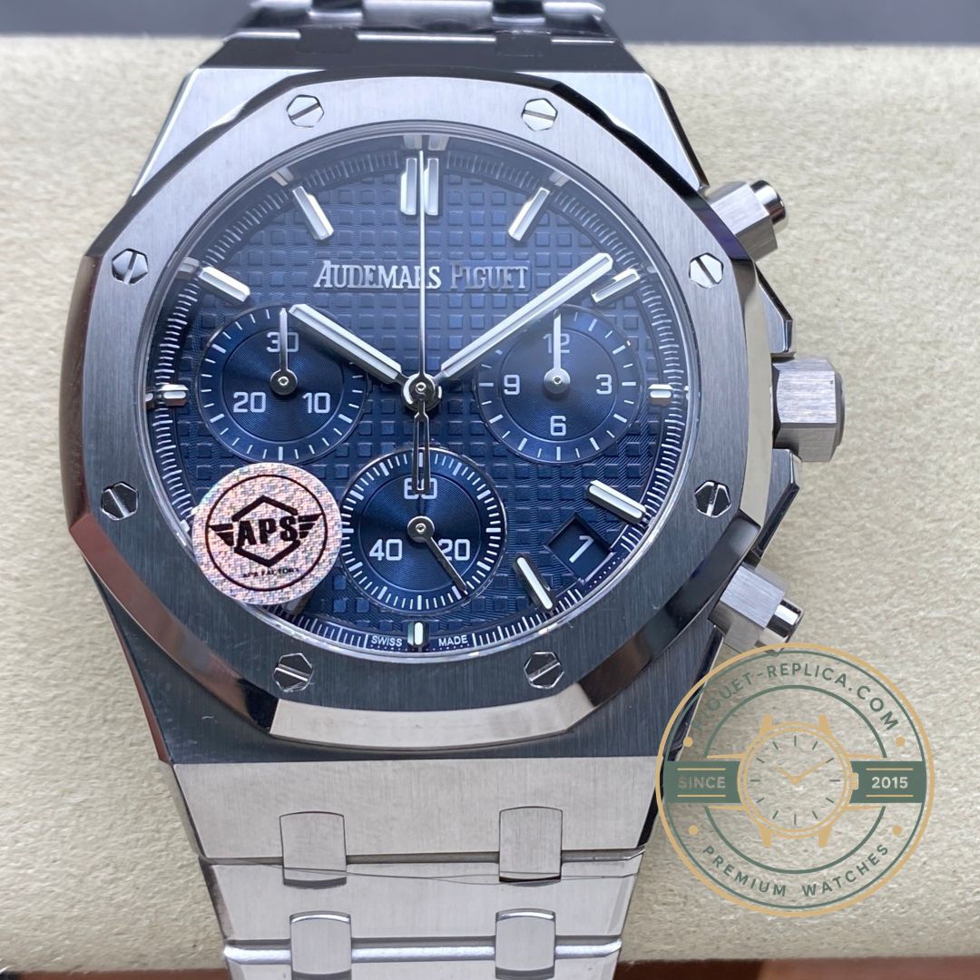 AP Royal Oak super clone 26240ST with sapphire crystal and anti-reflective treatment