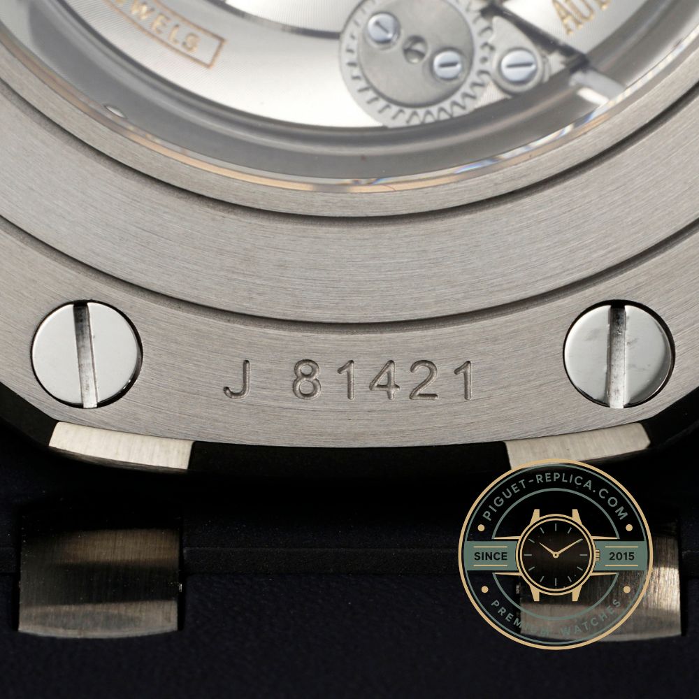 Audemars Piguet high quality replica with a black ceramic case, sapphire crystal and automatic chronograph
