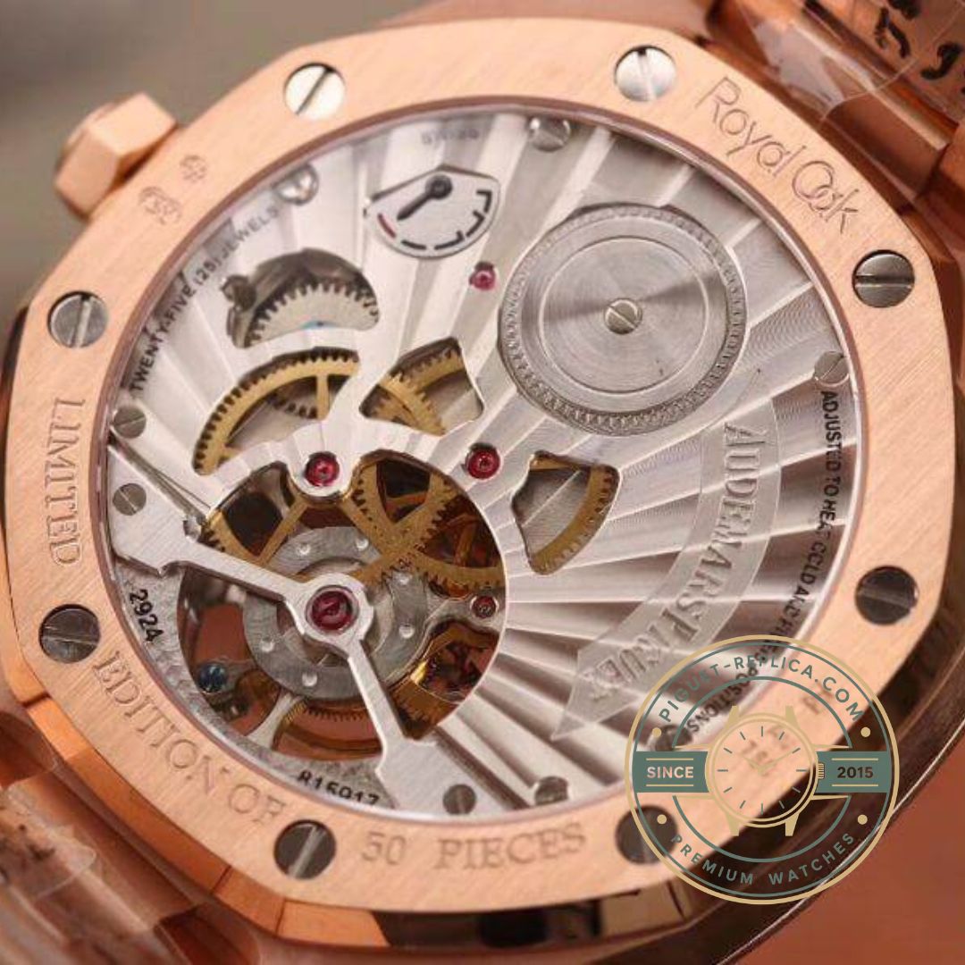 Super Clone Audemars Piguet Royal Oak 26515OR.OO.1220OR.01 rose gold tourbillon replica watch
