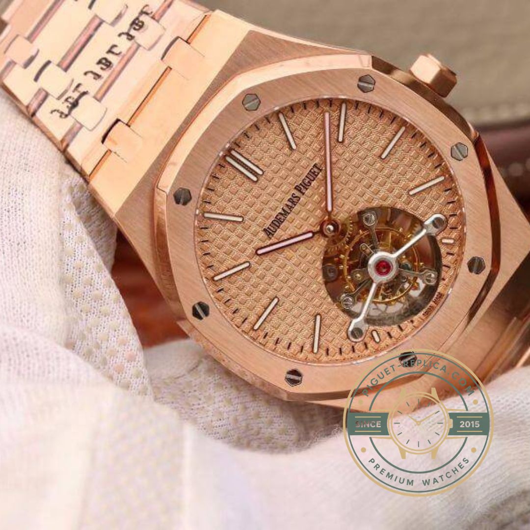 Superclone AP Royal Oak 26515OR skeleton dial luxury replica watch