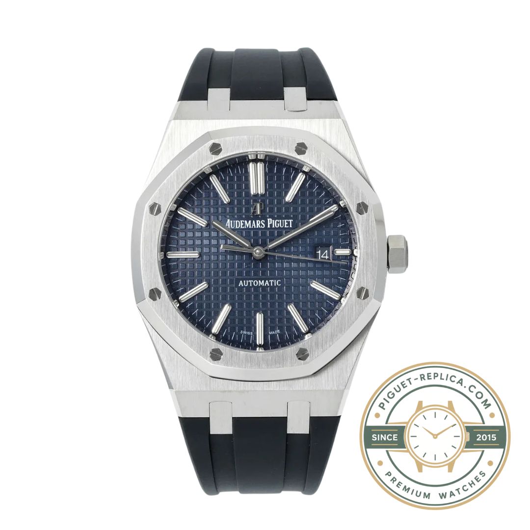 Royal Oak 15400ST Blue Rubber Super Clone Audemars Piguet Replica Watch
